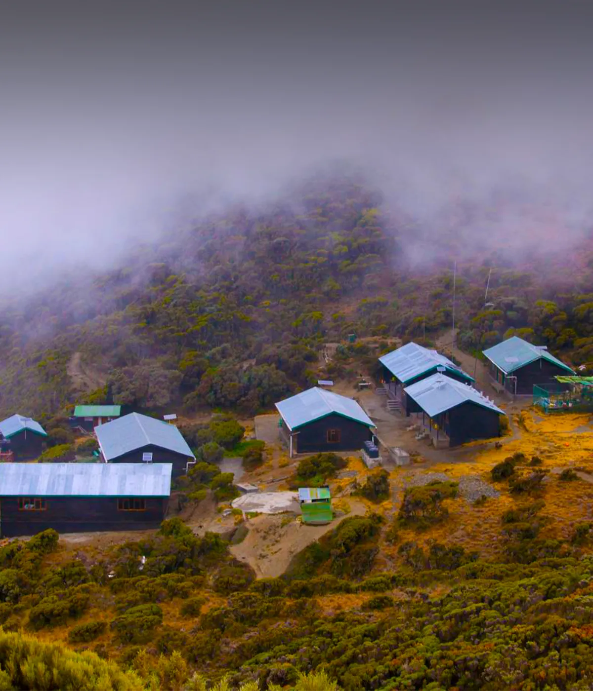 Meriakamba Saddle Hut View