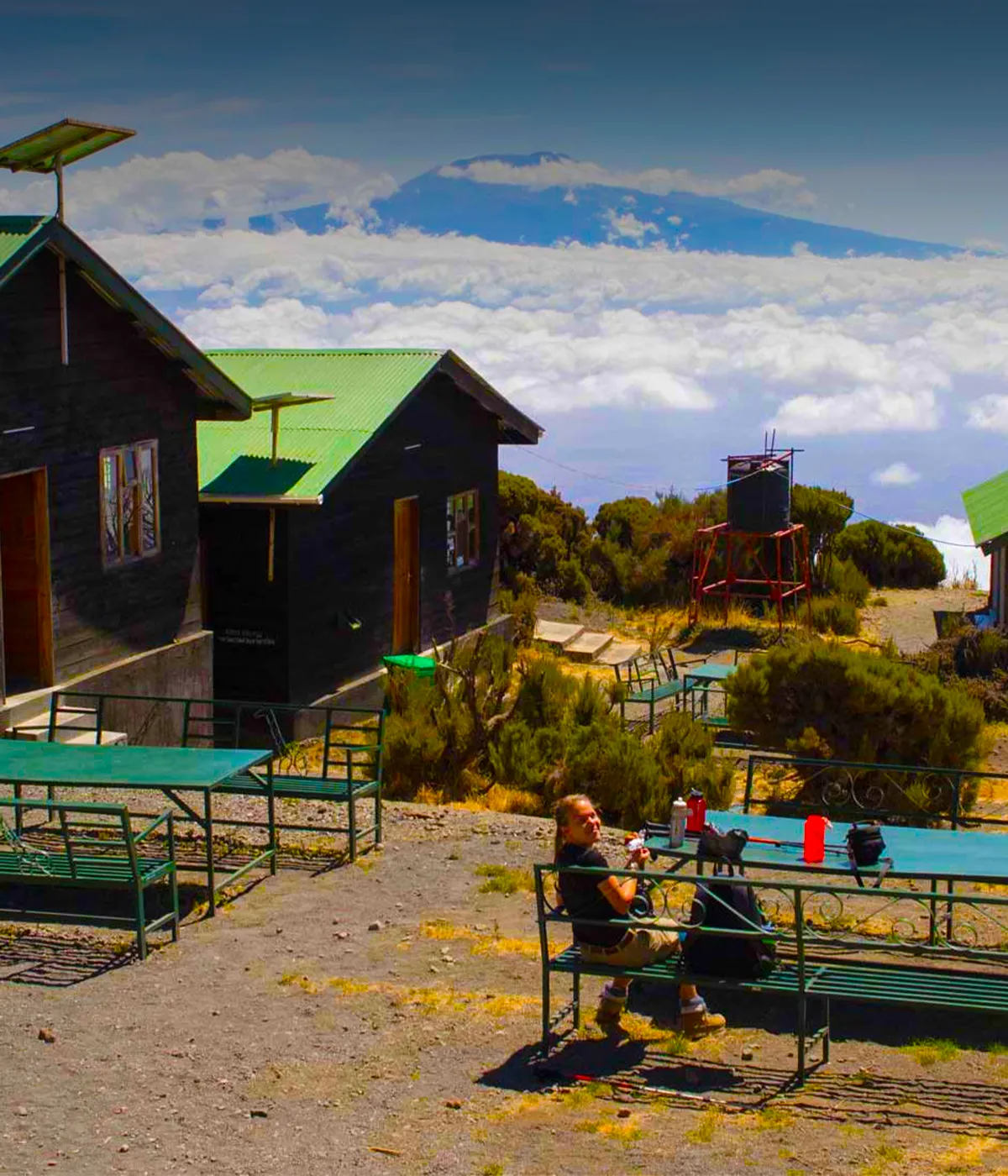 Meriakamba Saddle Hut Top