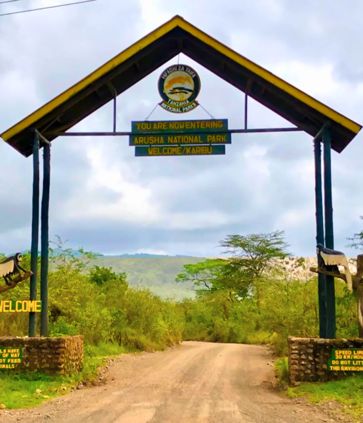 Arusha National Park Gate