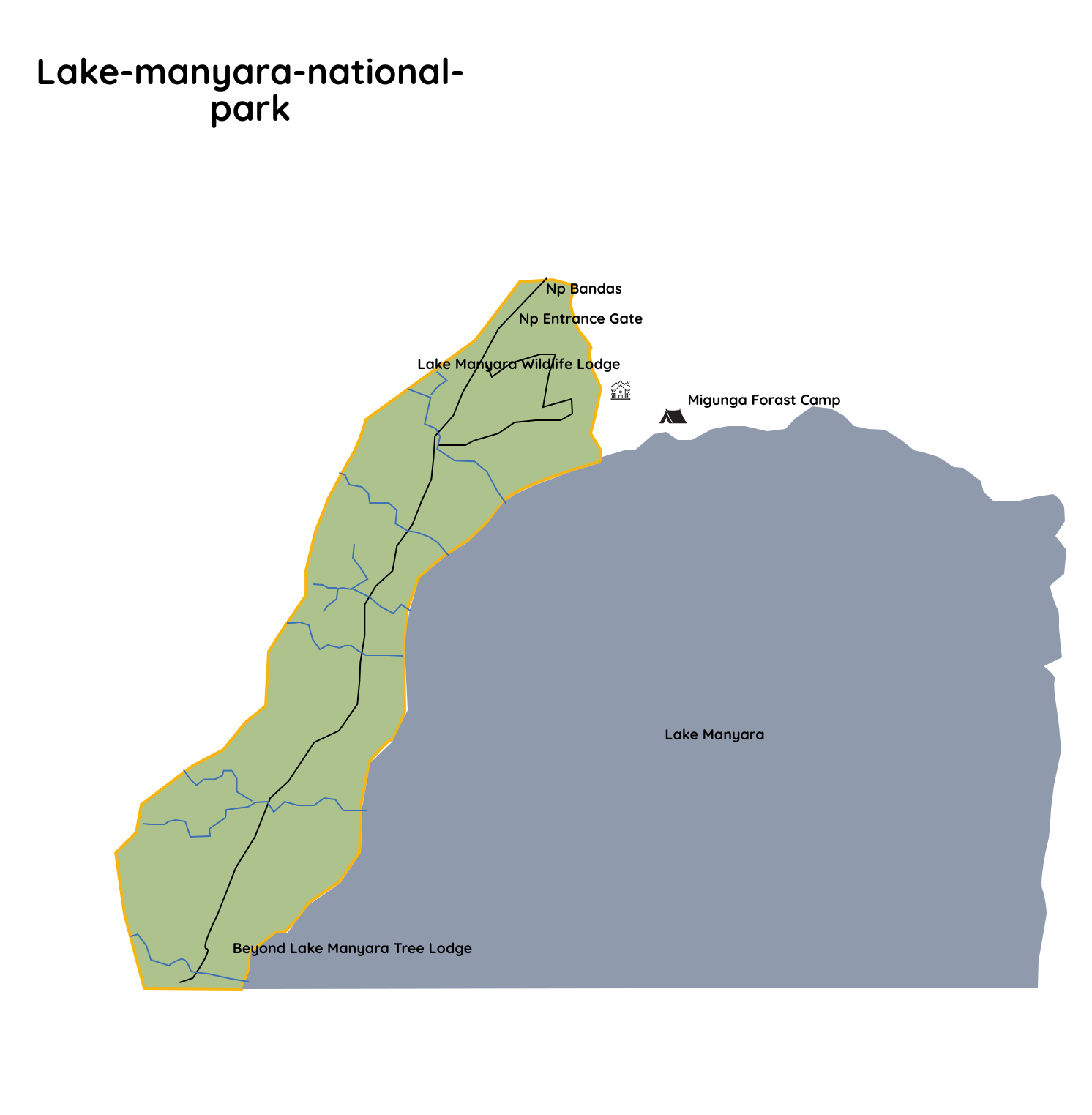 Lake Manyara Map