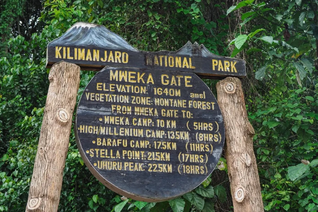 Mweka Gate