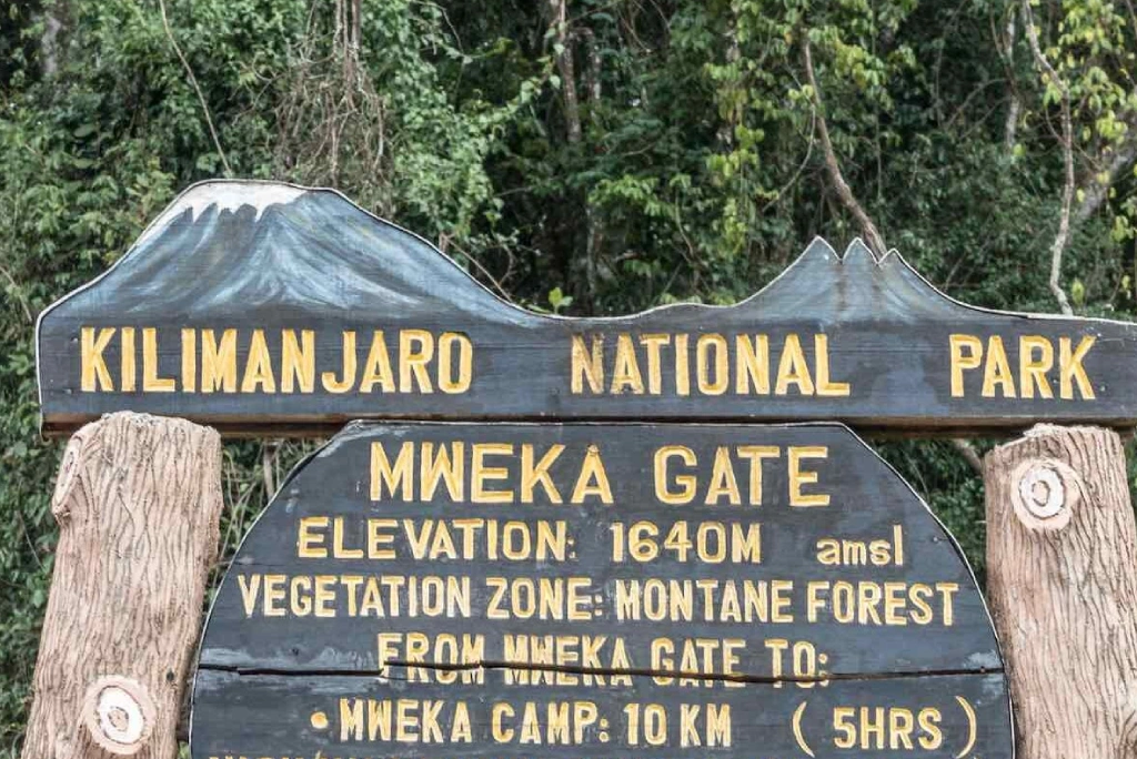 Mweka Gate