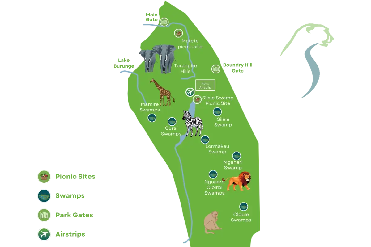 Tarangire Map