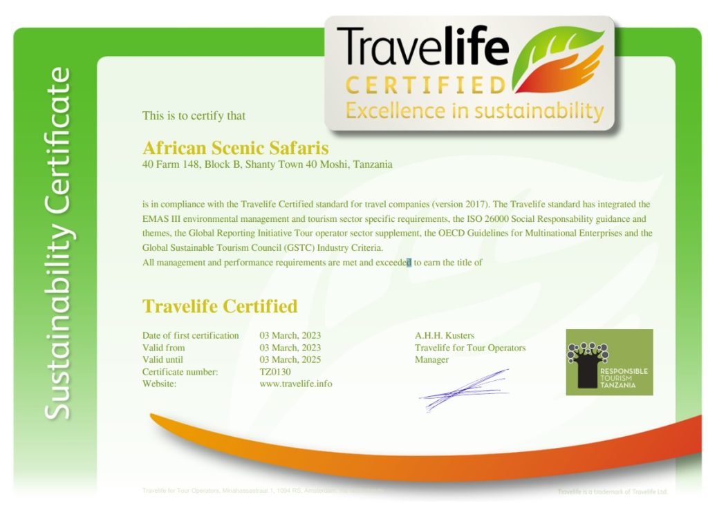 Travelife Certified